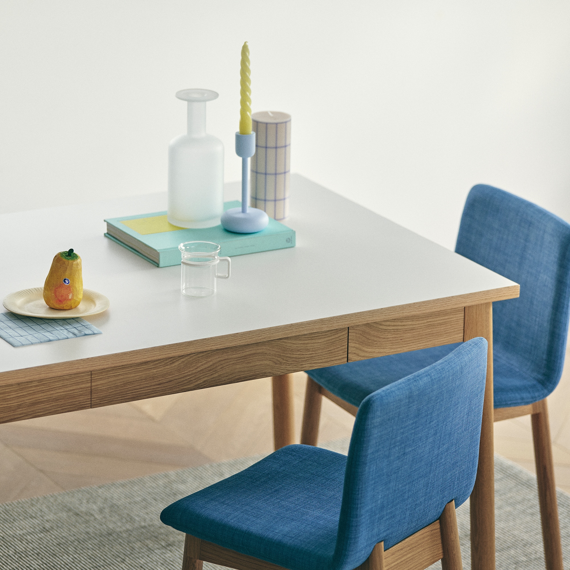 ［ＩＤＥＥ］セット　ＳＴＩＬＴ　ＴＡＢＬＥ　１２００　ＷＨ＋ＣＨＡＩＲ　ＢＬ