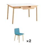 ［ＩＤＥＥ］セット　ＳＴＩＬＴ　ＴＡＢＬＥ　１２００　ＷＨ＋ＣＨＡＩＲ　ＢＬ