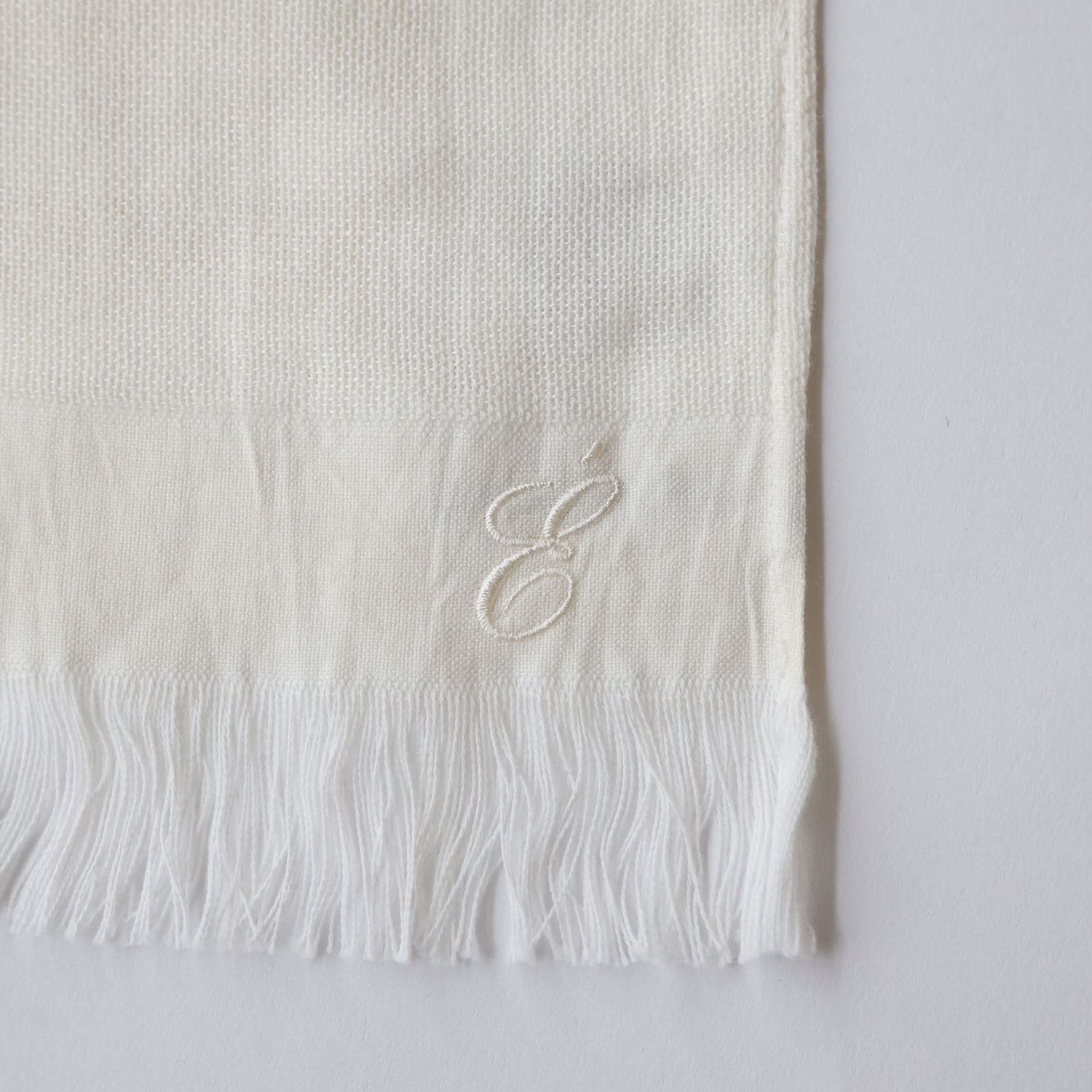 ［ＩＤＥＥ］リネンコットンガーゼバスタオル　白