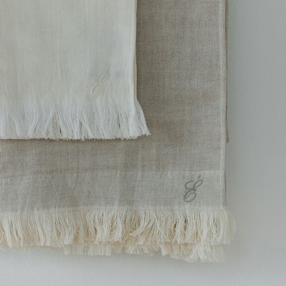 ［ＩＤＥＥ］リネンコットンガーゼバスタオル　生成