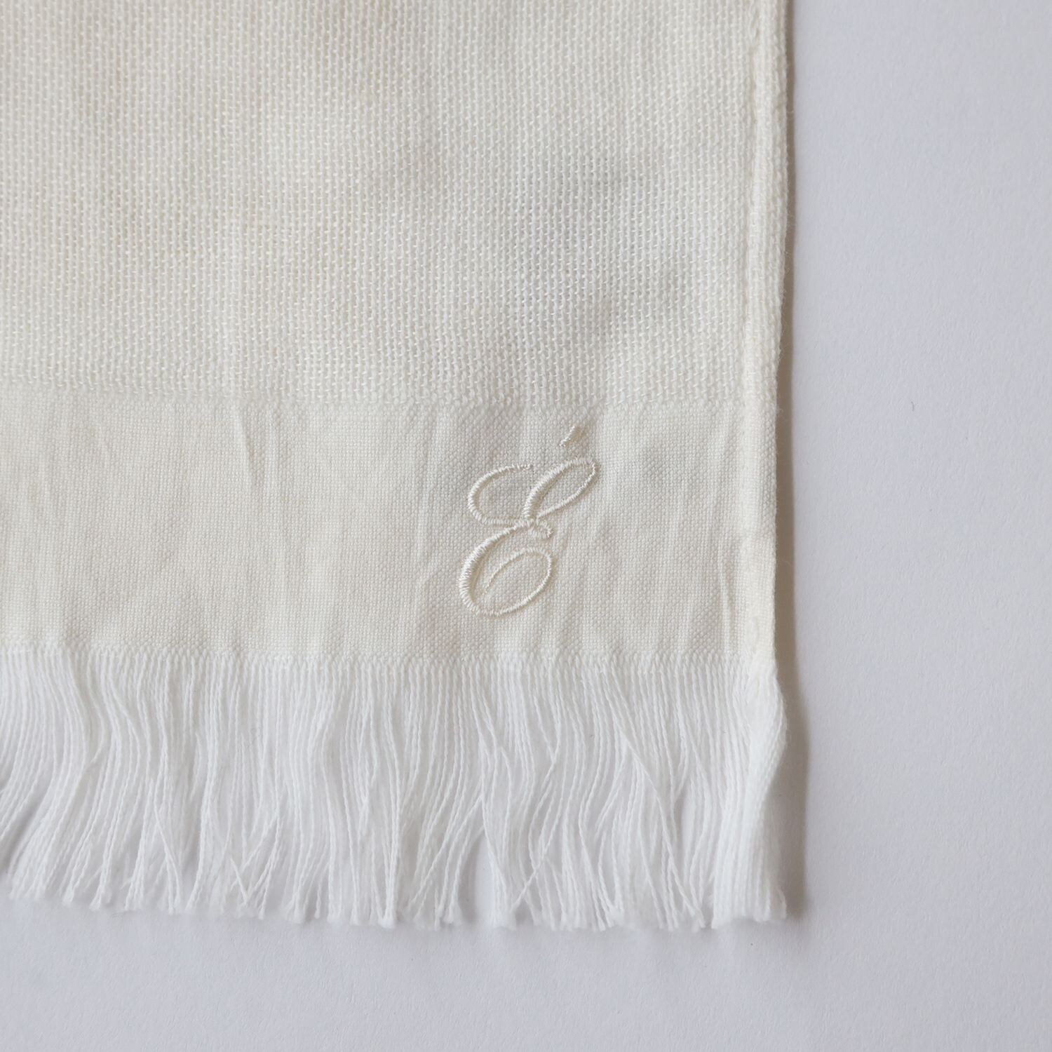 ［ＩＤＥＥ］リネンコットンガーゼフェイスタオル　白