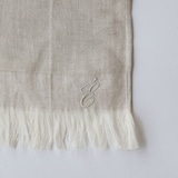 ［ＩＤＥＥ］リネンコットンガーゼフェイスタオル　生成