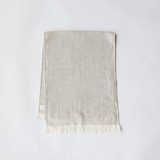 ［ＩＤＥＥ］リネンコットンガーゼフェイスタオル　生成