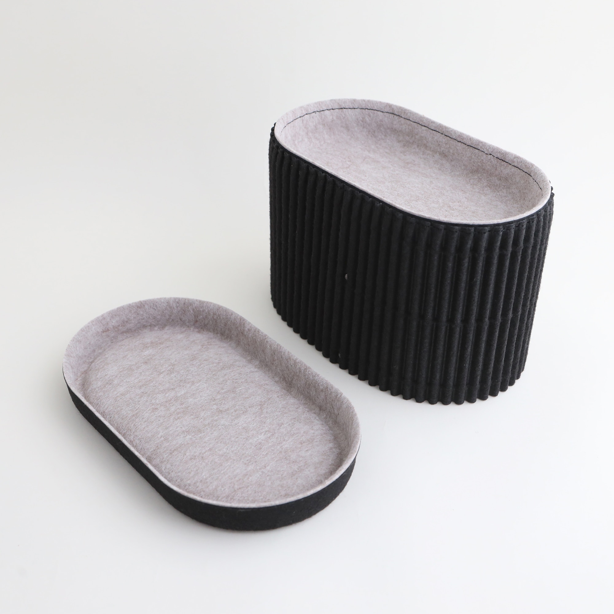 IDEE］Saza ボックス M ブラック | 無印良品