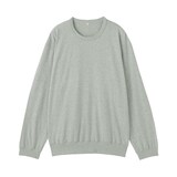 紳士　和歌山で編み立てた天竺クルーネック長袖Ｔシャツ