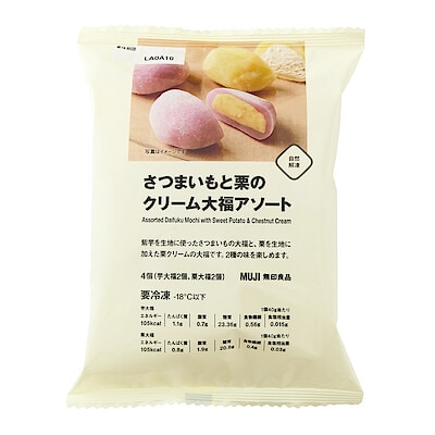【９月上旬発売予定】さつまいもと栗のクリーム大福アソート