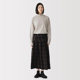 紳士　起毛天竺編みハイネック長袖Ｔシャツ
