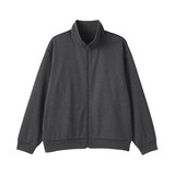 紳士　ニットフリースフルジップジャケット