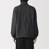 紳士　ニットフリースフルジップジャケット
