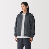 紳士　ニットフリースフルジップジャケット