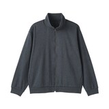紳士　ニットフリースフルジップジャケット