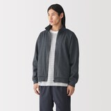 紳士　ニットフリースフルジップジャケット