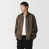 紳士　ニットフリースフルジップジャケット