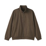紳士　ニットフリースフルジップジャケット
