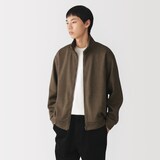 紳士　ニットフリースフルジップジャケット
