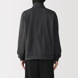 紳士　ニットフリースフルジップジャケット