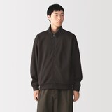 紳士　ニットフリースフルジップジャケット