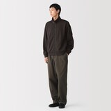 紳士　ニットフリースフルジップジャケット