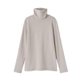婦人　起毛フライス編みタートルネック長袖Ｔシャツ