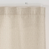 ツイード調リングヤーン使い（防炎）ノンプリーツカーテン