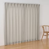 ツイード調リングヤーン使い（防炎）プリーツカーテン