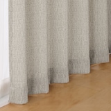 ツイード調リングヤーン使い（防炎）プリーツカーテン