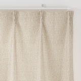 ツイード調リングヤーン使い（防炎）プリーツカーテン