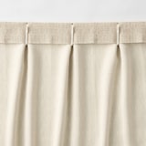 ツイード調リングヤーン使い（防炎）プリーツカーテン