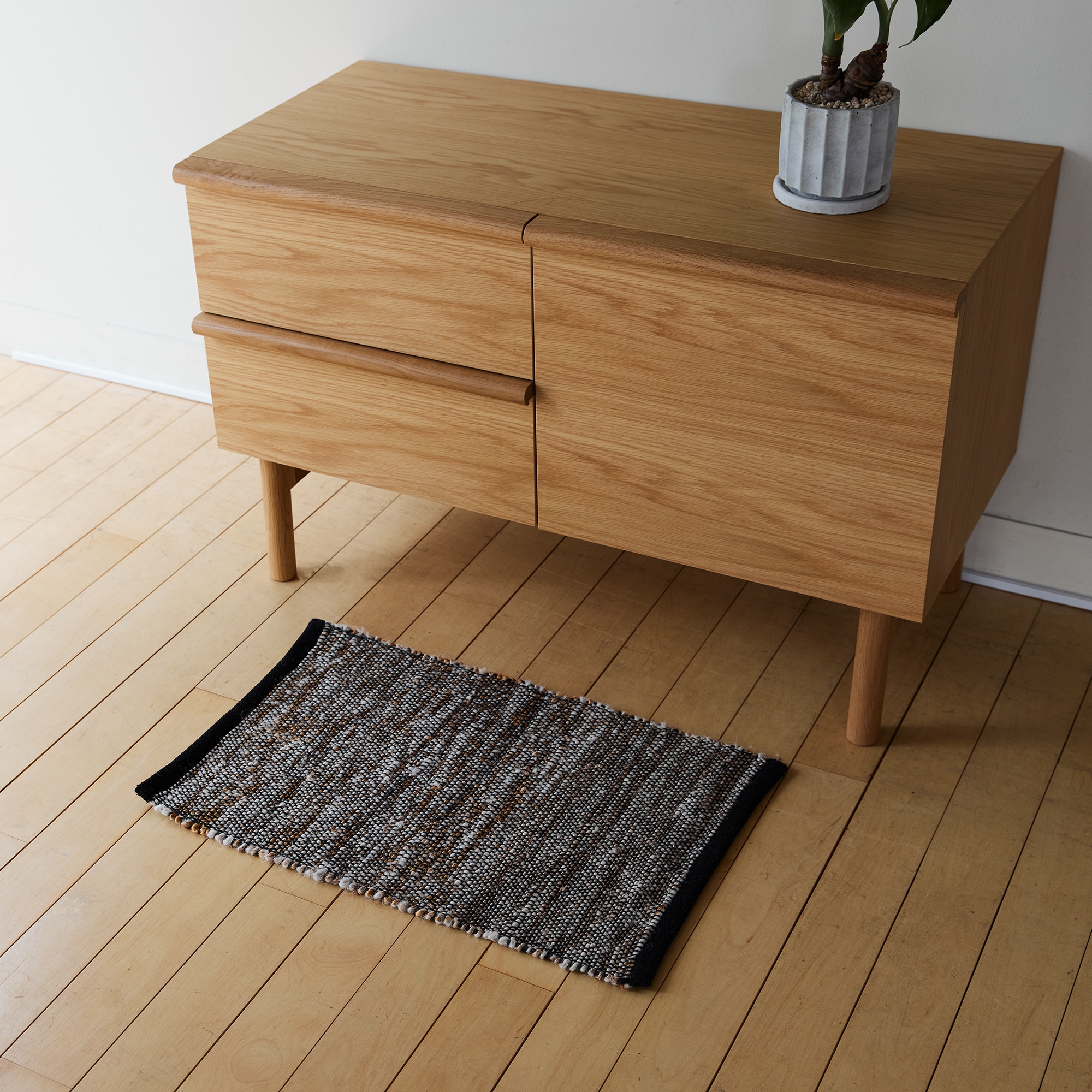 IDEE 無印良品 ラグ カーペット IDEE］IDEE Jutemat ブラック 40×60㎝ | 無印良品