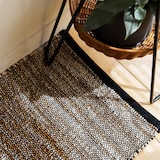 ［ＩＤＥＥ］ＩＤＥＥ　Ｊｕｔｅｍａｔ　ブラック　４０×６０㎝