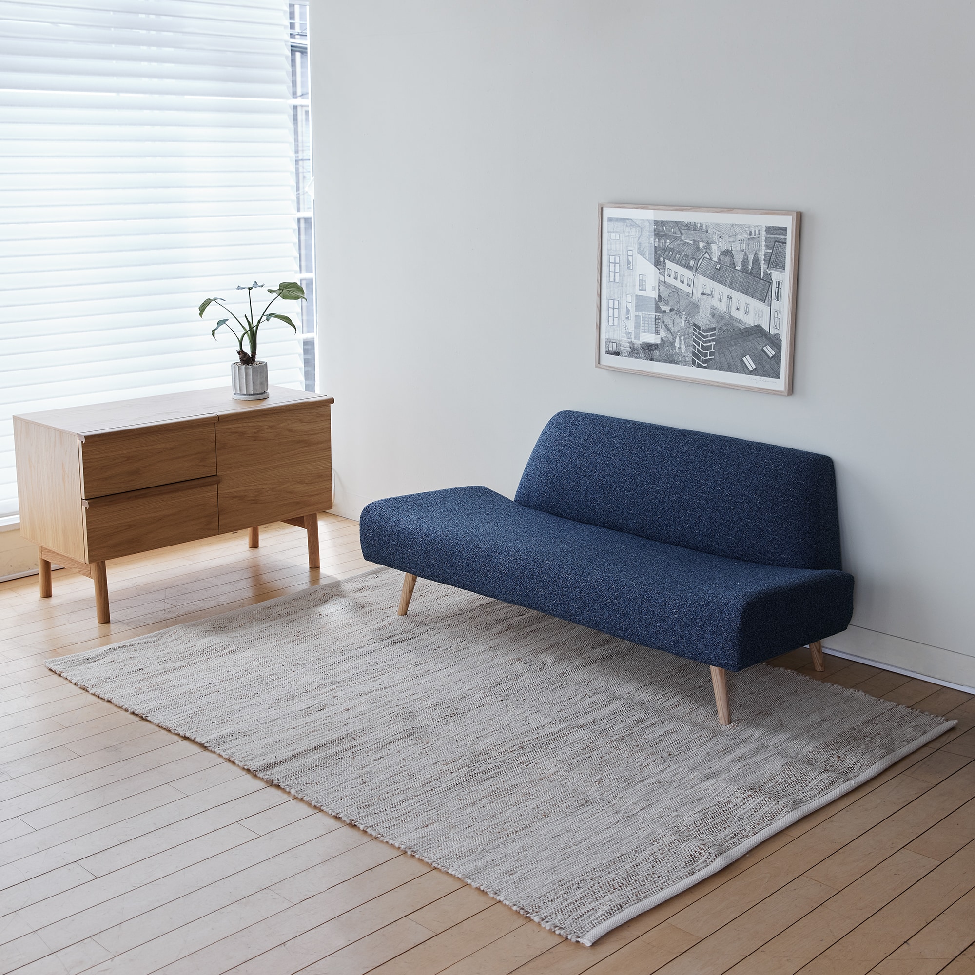 IDEE］IDEE Juterug ホワイト／140×200㎝ | 無印良品