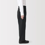 婦人　ヘンプ混ツイル　コクーンパンツ
