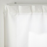 熱を通しにくく透けにくいレースノンプリーツカーテン