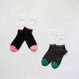 ［ＩＤＥＥ］Ｃｏｍｐｏｓｉｔｉｏｎ　Ｓｏｃｋｓ　ネオンボーダー　グリーン