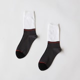 ［ＩＤＥＥ］Ｃｏｍｐｏｓｉｔｉｏｎ　Ｓｏｃｋｓ　ネオンボーダー　オレンジ