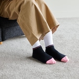 ［ＩＤＥＥ］Ｃｏｍｐｏｓｉｔｉｏｎ　Ｓｏｃｋｓ　ネオンボーダー　オレンジ