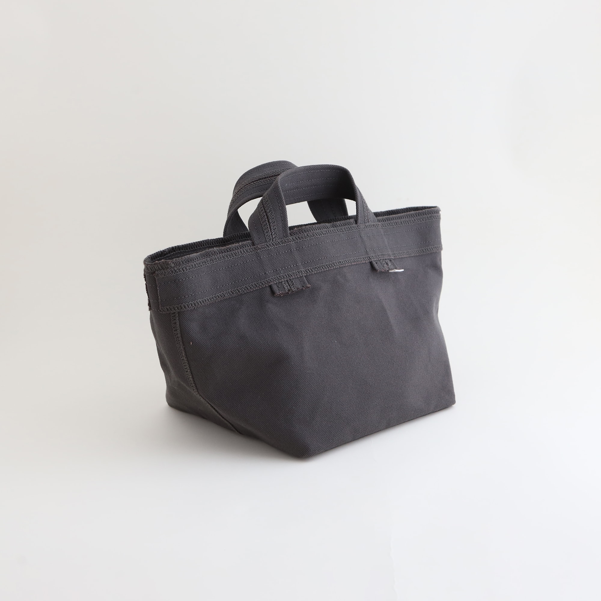 ［ＩＤＥＥ］キャンバス　バスケット　Ｓ　グレー
