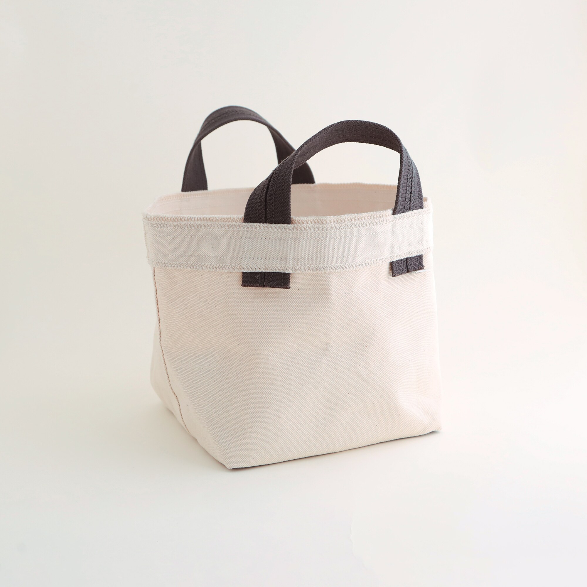 ［ＩＤＥＥ］キャンバス　バスケット　Ｓ　グレー