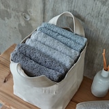 ［ＩＤＥＥ］キャンバス　バスケット　Ｓ　グレー