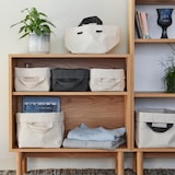 ［ＩＤＥＥ］キャンバス　バスケット　Ｓ　グレー