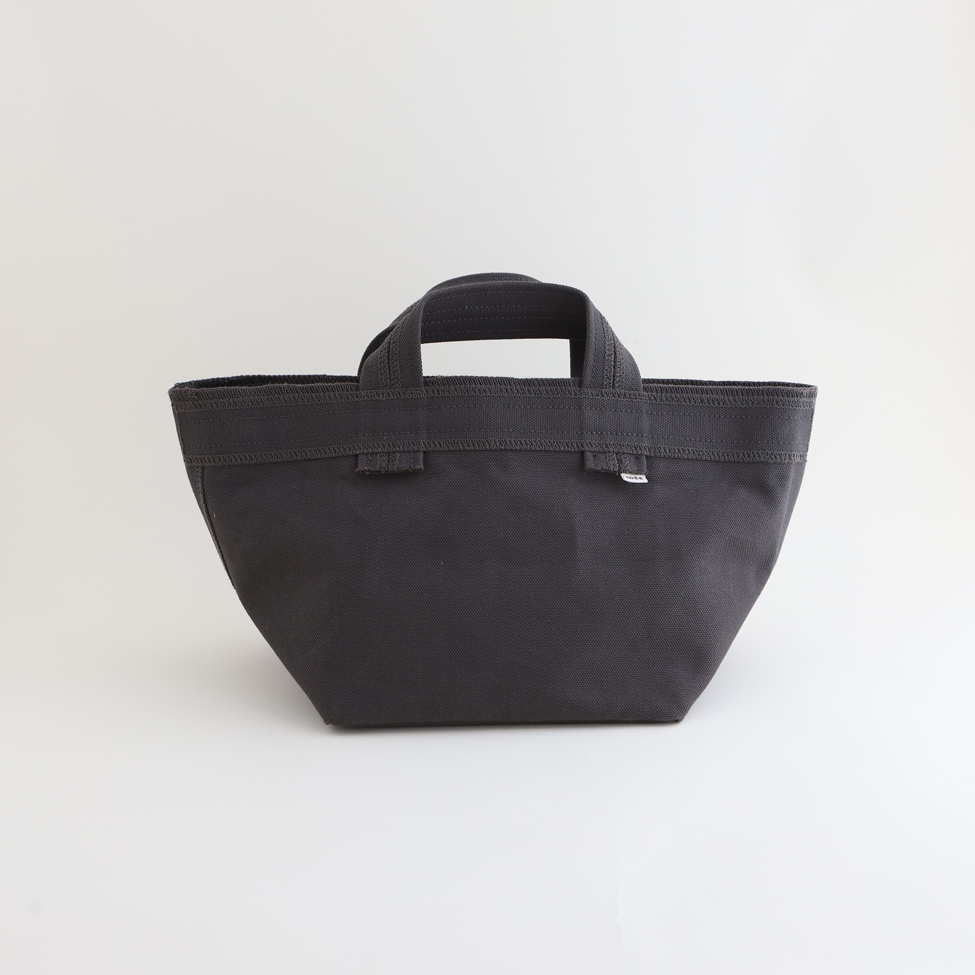 ［ＩＤＥＥ］キャンバス　バスケット　Ｓ　グレー