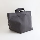 ［ＩＤＥＥ］キャンバス　バスケット　Ｌ　グレー