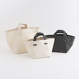 ［ＩＤＥＥ］キャンバス　バスケット　Ｌ　グレー