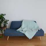 ［ＩＤＥＥ］ＩＤＥＥウールブランケット　１２０×１８０ｃｍ　ブルー