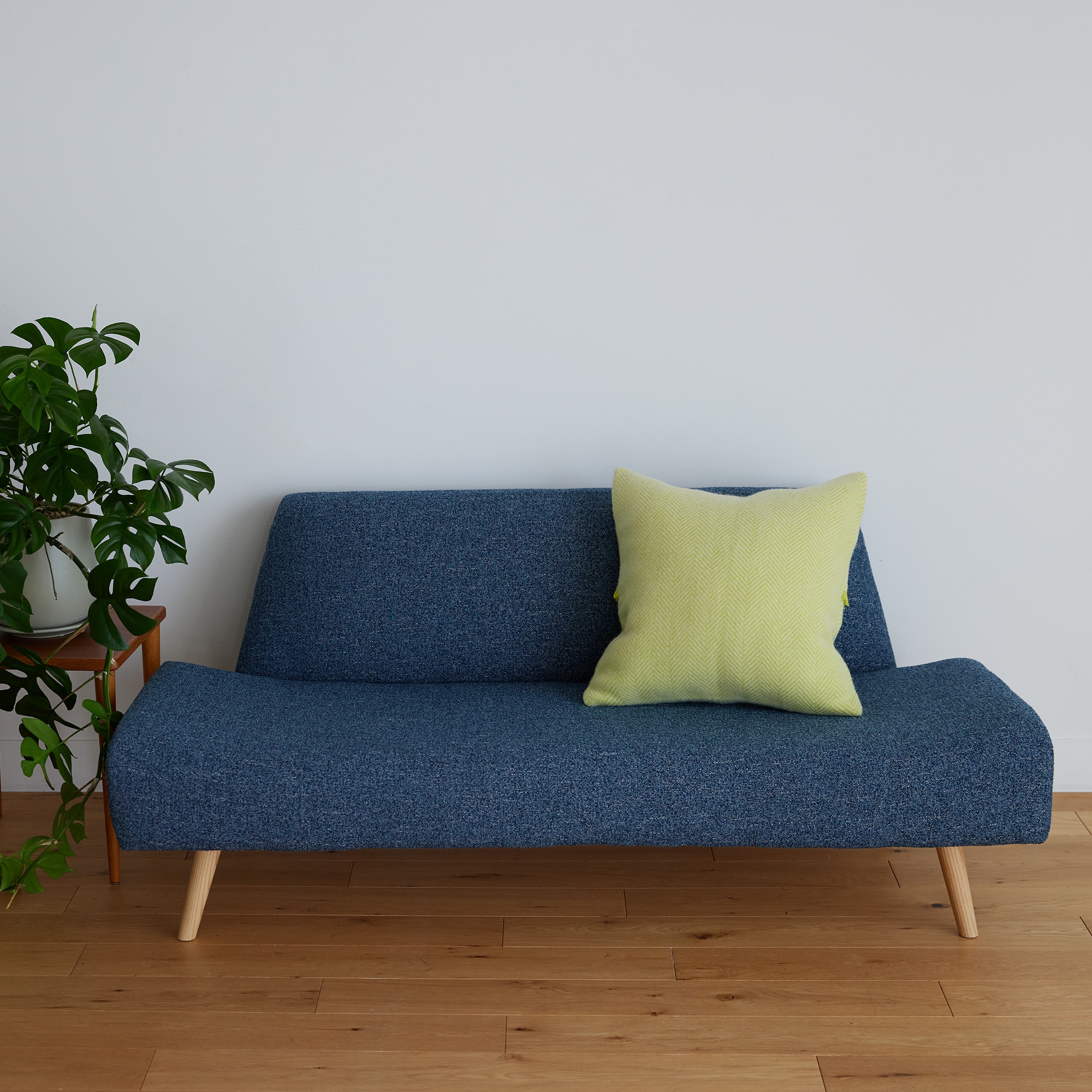 ［ＩＤＥＥ］ＩＤＥＥウールクッションカバー　４５×４５ｃｍ用　イエロー