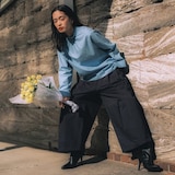 ［ＩＤＥＥ］Ｈ＆ｂｙＰＯＯＬ　ブラウス　ブラック