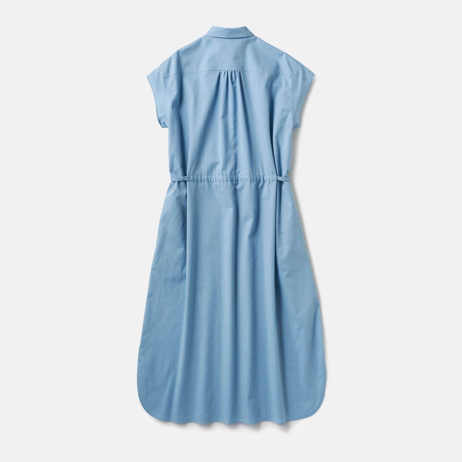 ［ＩＤＥＥ］Ｈ＆ｂｙＰＯＯＬ　フレンチスリーブワンピースシャツ　ホワイト