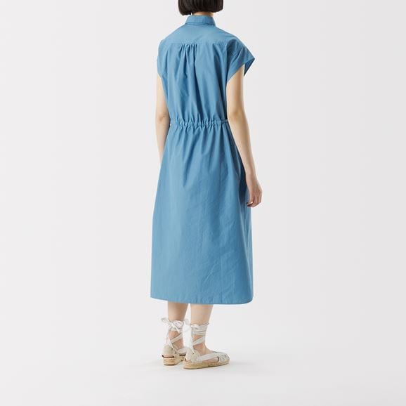 ［ＩＤＥＥ］Ｈ＆ｂｙＰＯＯＬ　フレンチスリーブワンピースシャツ　ホワイト