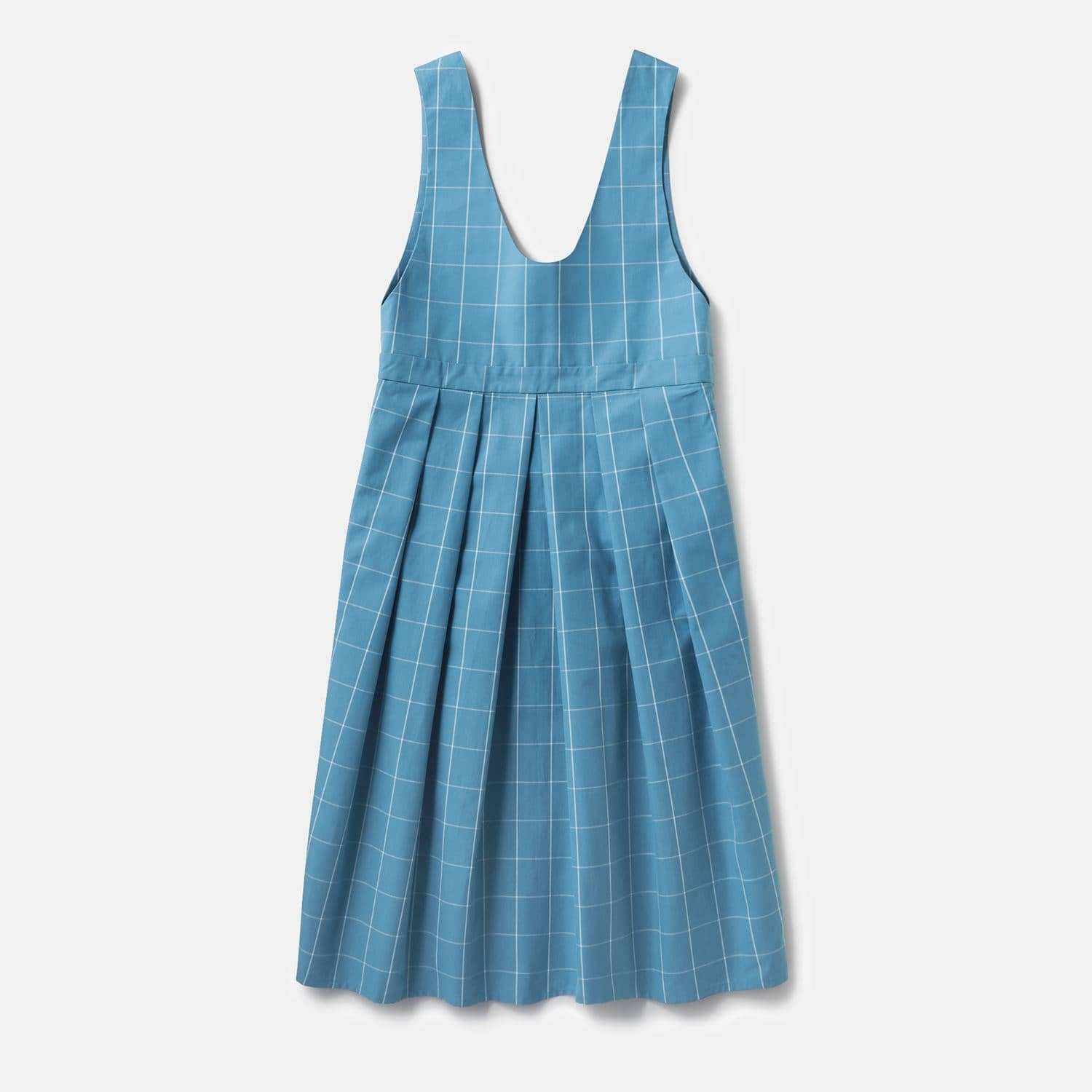 ［ＩＤＥＥ］Ｈ＆ｂｙＰＯＯＬ　ジャンパードレス　ブルーウインドウペン