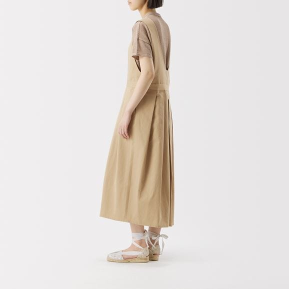 ［ＩＤＥＥ］Ｈ＆ｂｙＰＯＯＬ　ジャンパードレス　ブルーウインドウペン